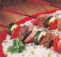 Beef and Vegetable Kabobs